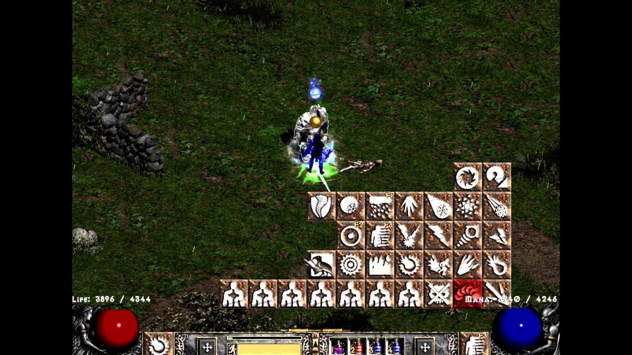 Diablo 2 Boss fight: Black Rock Shooter and Lich King
