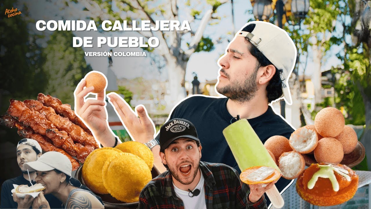 Probando COMIDA CALLEJERA DE COLOMBIA 🇨🇴🤤 Dulces y comida tradicional de la calle ¿TE GUSTÓ ALGUNO?