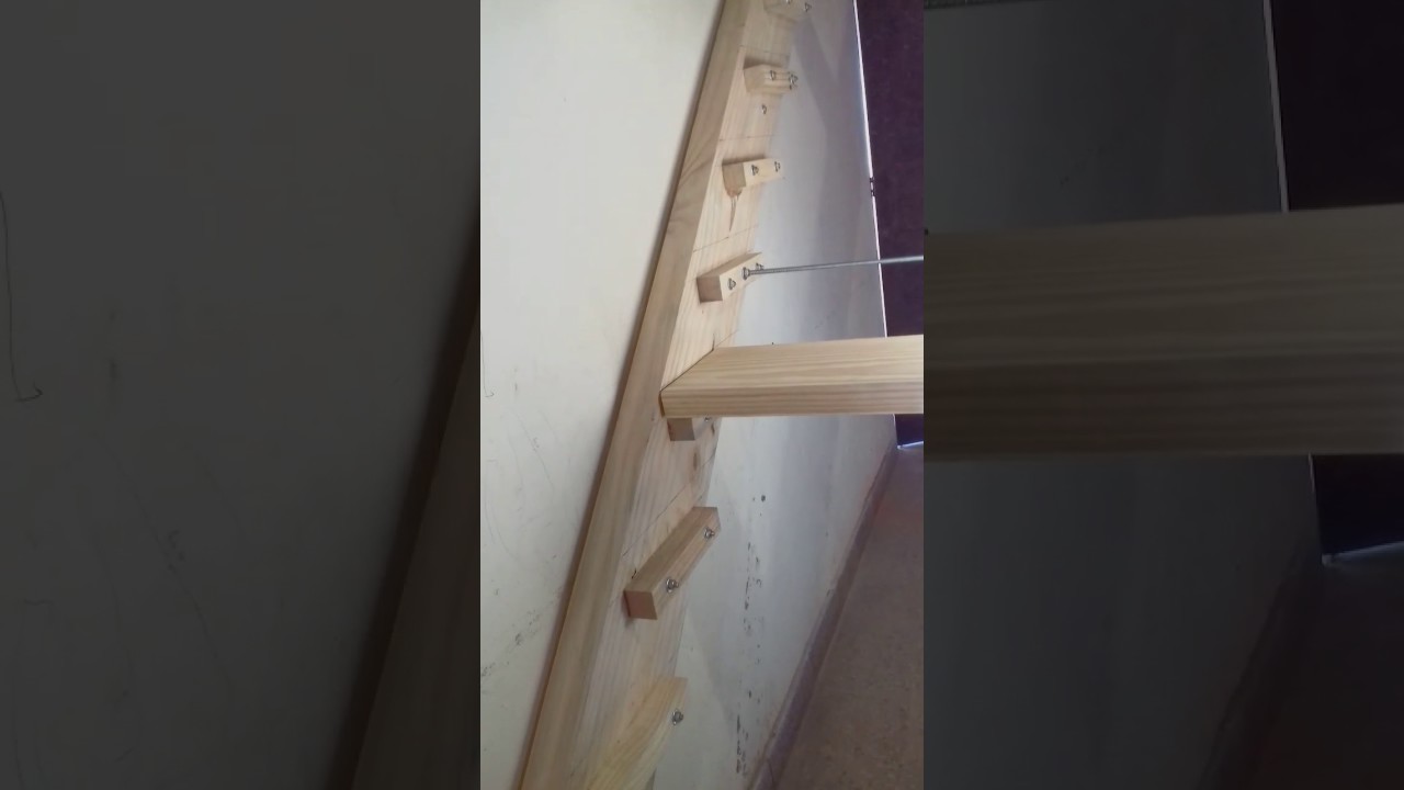 C&oacute;mo hacer una escalera de madera