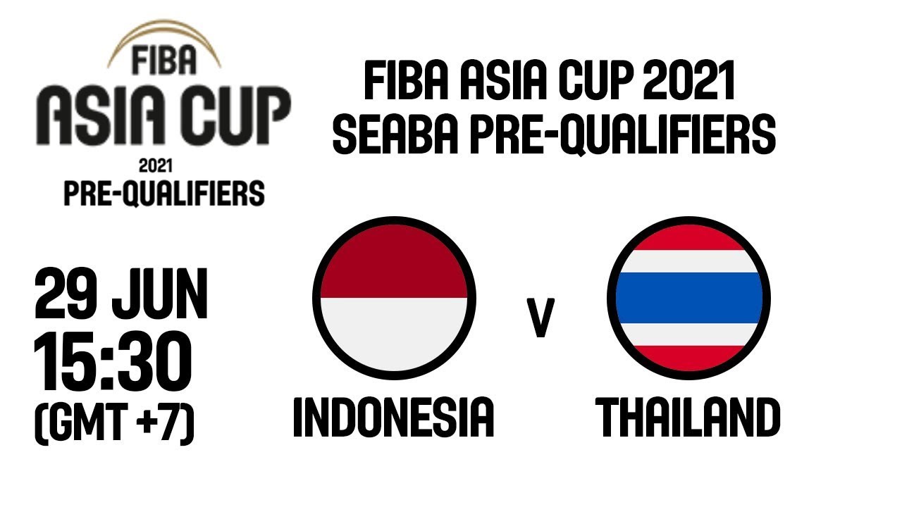 Indonesia v Thailand - Full Game - Group Phase - FIBA Asia Cup 2021 - SEABA Pre-Qualifiers