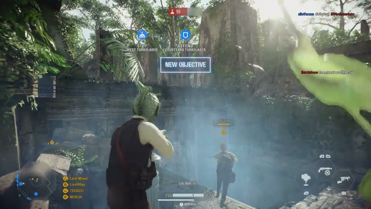 Star Wars Battlefront 2 Galactic Assault Gameplay No Commentary