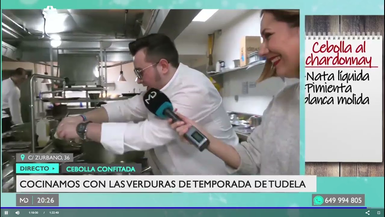 Cebollas confitadas de Mauro Milagro #tudela #riberanavarra #verduras