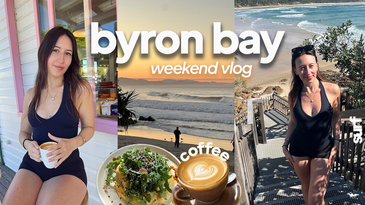 BYRON BAY VLOG 🏄🌴 surf, baleines, coffee shop, coastal walk, ... l'endroit le + cozy d'Australie !🇦🇺