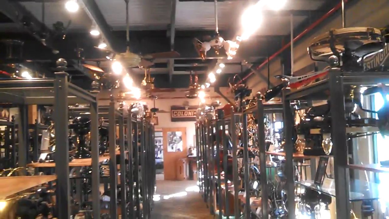 UPDATED Video Tour of the Fanimation Fan Museum, Lower Level FAN DEMONSTRATIONS