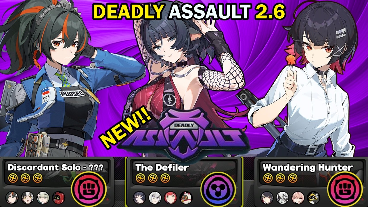 NEW Deadly Assault! | Zhu Yuan, Jane Doe & Ellen! | 9 Star Clear | Zenless Zone Zero ZZZ 2.6【ゼンゼロ】