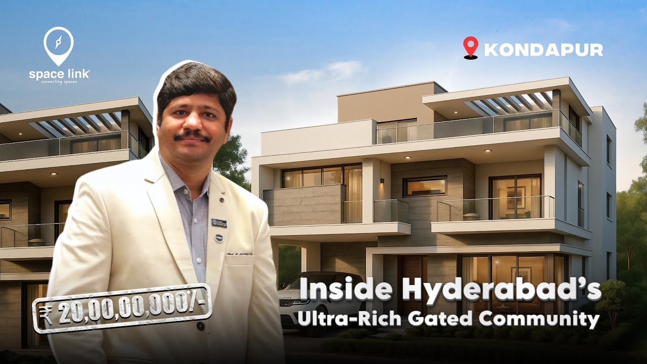 ₹20Cr Villas for the Top 1% | Inside Hyderabad’s Ultra-Rich Gated Community | Kumar Vakalapudi