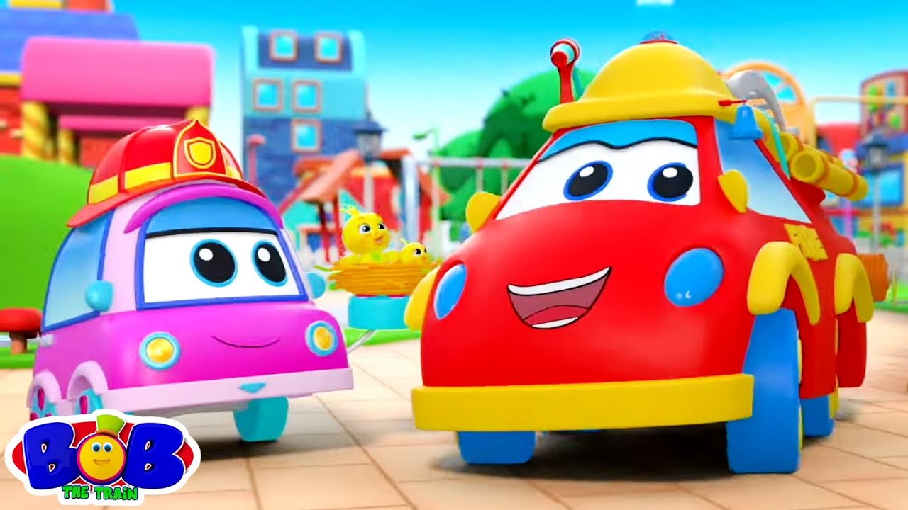 Bob der Zug - Räder am Feuerwehrauto + Mehr Lustige Kinderreime für Kinder