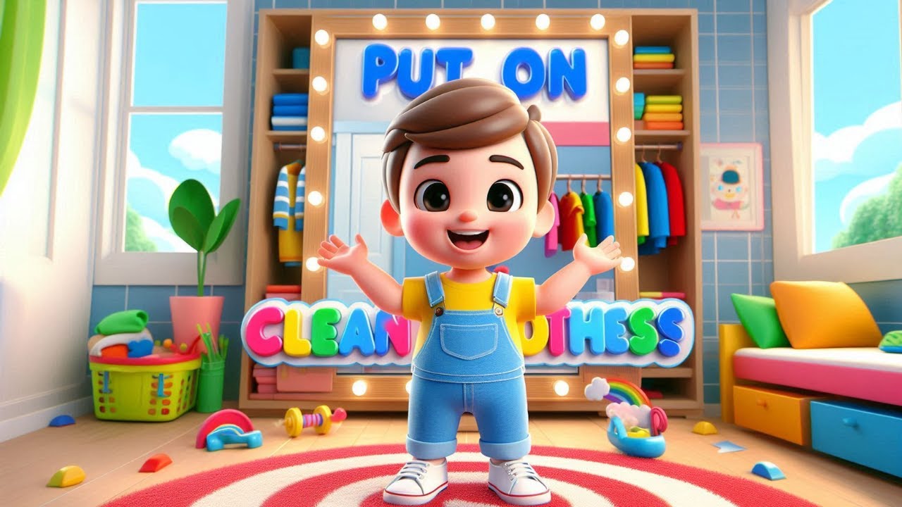 Put On Clean Clothes | Personal Care and Hygiene | Doolimey Nursery Rhymes and Kids Songs