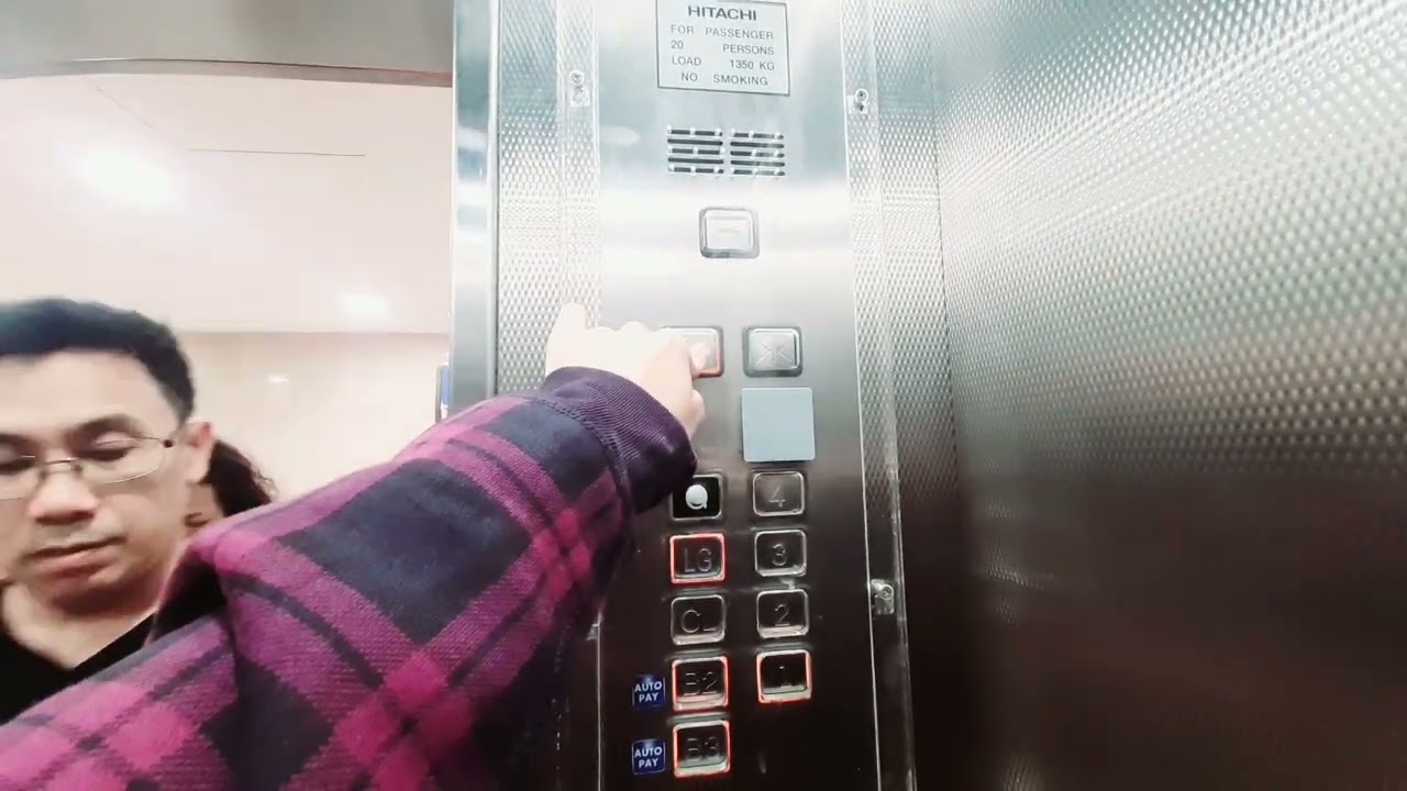 Hitachi Elevator at Sungei Wang Plaza at Bukit Bintang , Kuala Lumpur , Malaysia (Orange Zone)