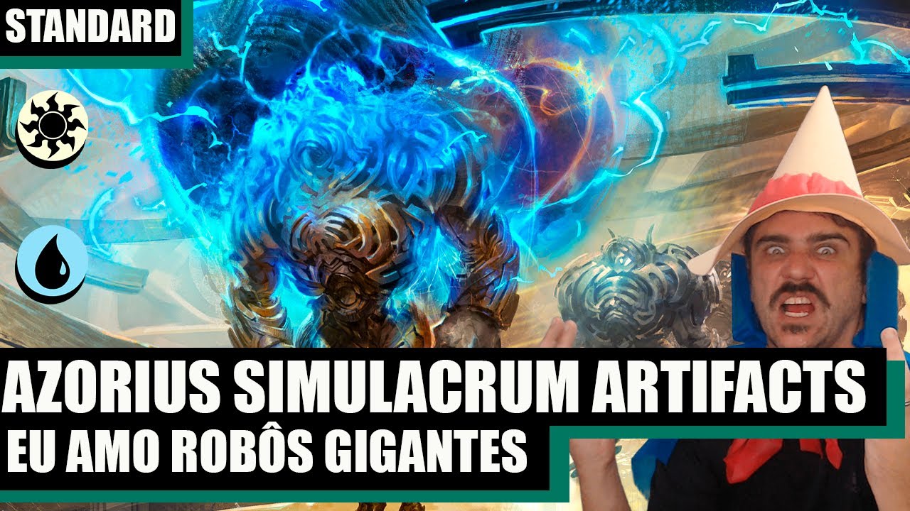 O SINTETIZADOR ESTÁ MAIS SINISTRO QUE NUNCA  - Azorius Simulacrum Synthesizer  - MTG STANDARD FIN