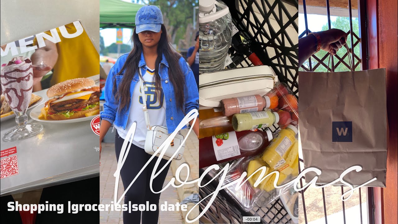 #vlogmas episode6|| lots of shopping || solo date #southafricanyoutuber