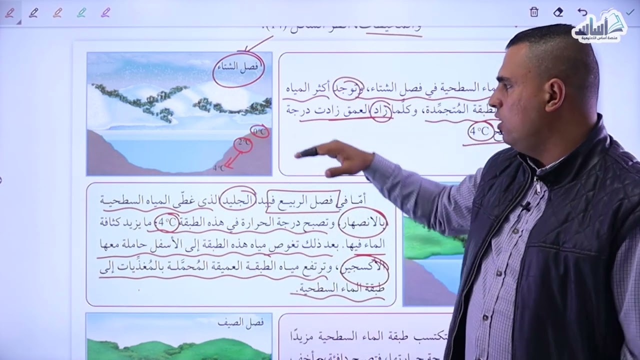 (16) الاستجابة في النبات الأنظمة البيئية والبحرية (ج1) ||  أول ثانوي - أحياء (ف2) مع أ. أنس أبو صليح
