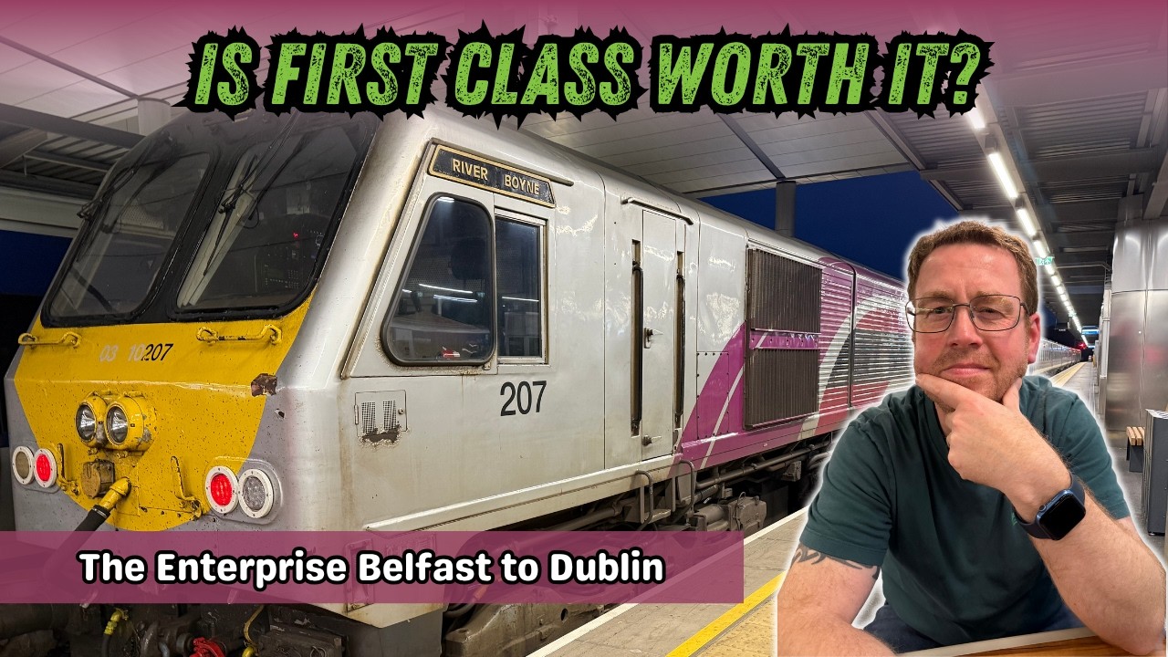 Belfast to Dublin on the Enterprise - Is First Class worth it?