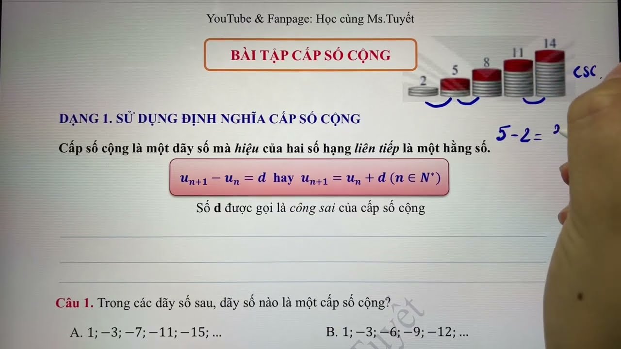 Toán 11.CĐ2. Tiết 2.Cấp Số Cộng (cơ bản - nâng cao) - Lý thuyết và bài tập