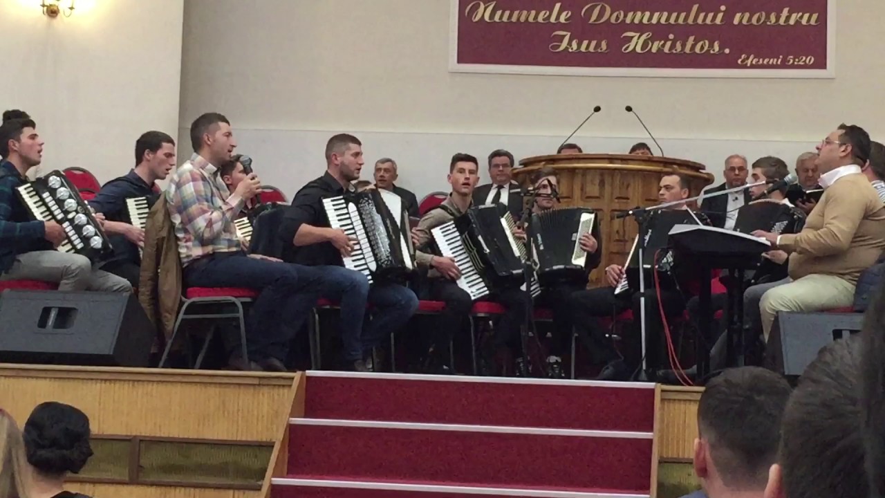 Elim Bruxelles Cantare cu 9 acordeoane-Eu ma incred in Domnul meu