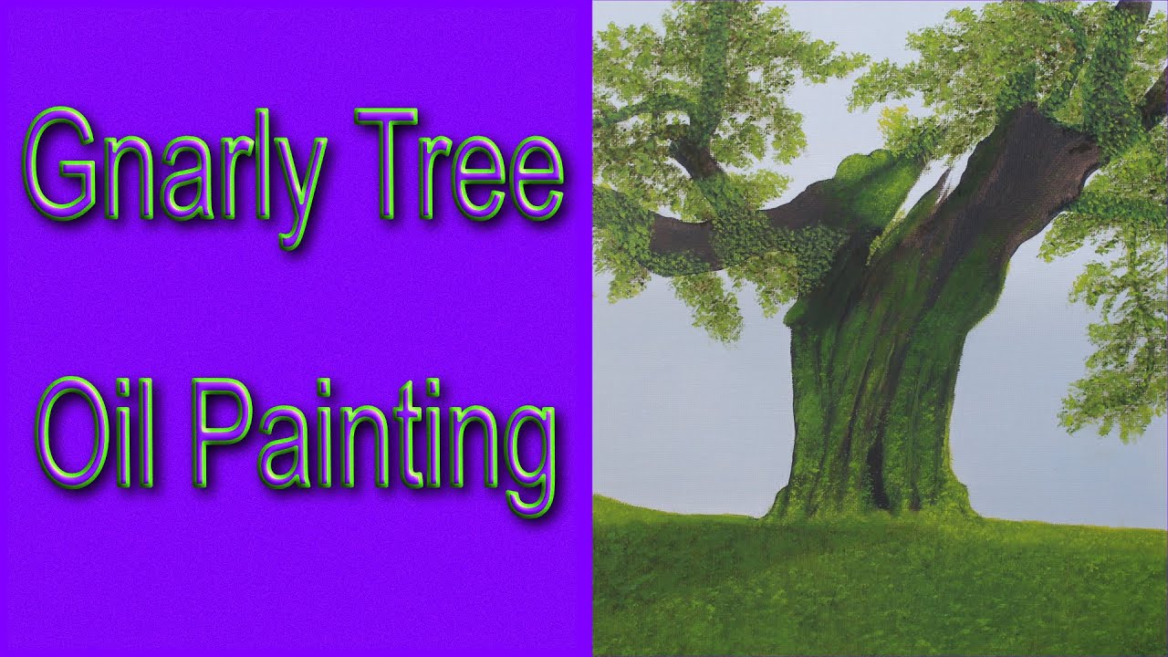 Gnarly Tree Oil Painting