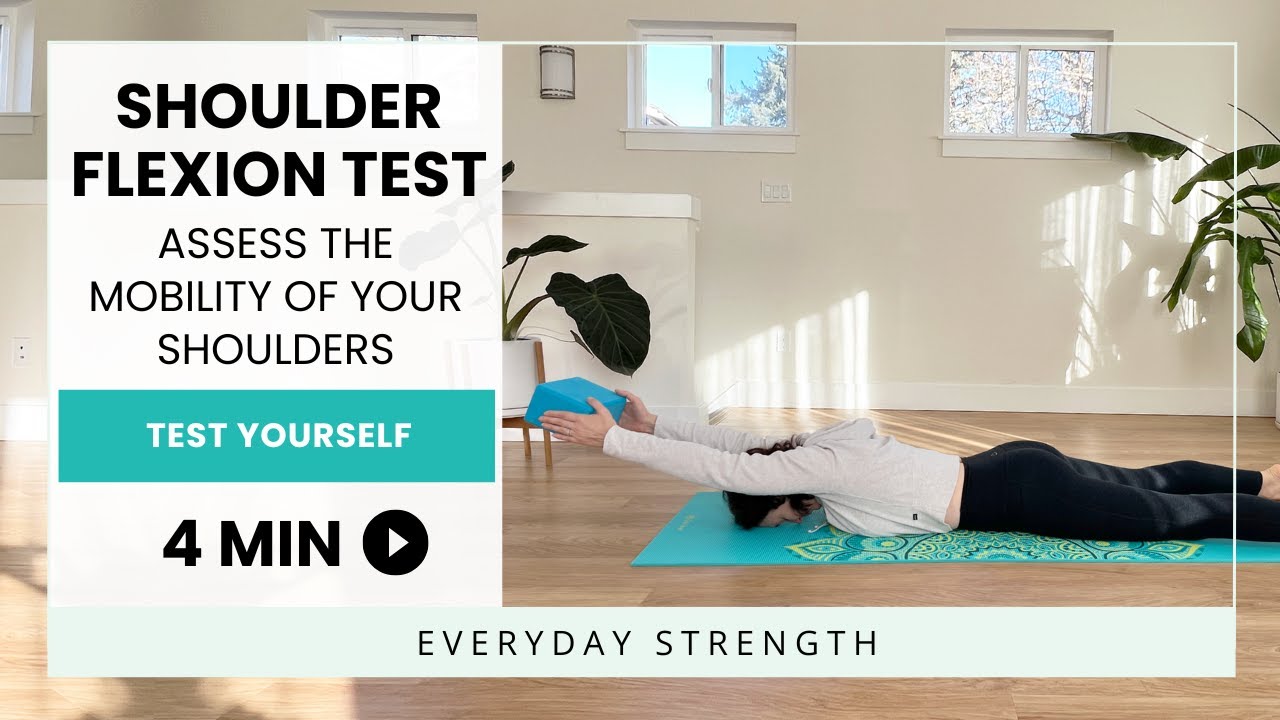 Shoulder flexion test: Assess the mobility of your shoulders