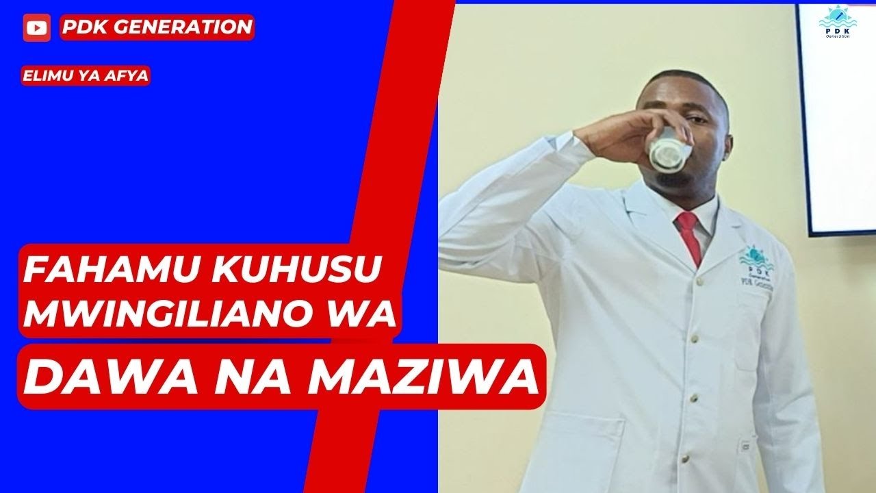 KUNYWA DAWA NA MAZIWA #dawa #maziwa #madhara