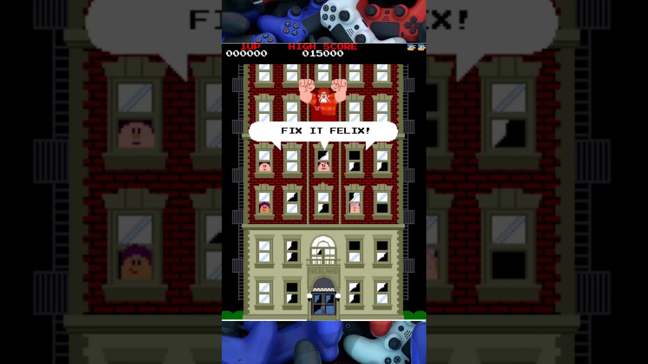 Fix-It Felix, Jr. (Windows, 2012, Code Mystics) #wreckitralph #arcade #arcadegame #disney