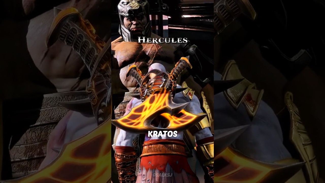 Why Kratos Killed Hercules #shorts #godofwar