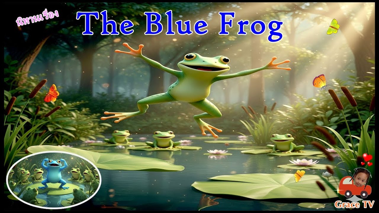 นิทาน AI เรื่อง The Blue Frog : น้องเกรส