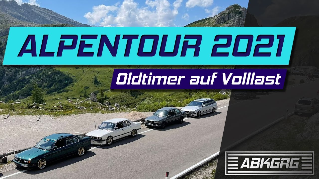BMW Oldtimer auf Alpentour 2021: E30 E34 E28 E39 | 5 Tage Fahrspaß | Classic BMW Drive