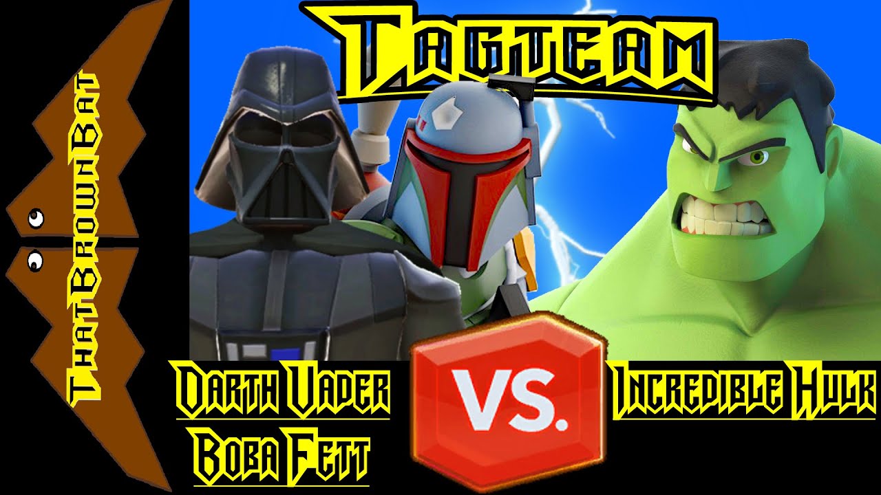 Darth Vader and Boba Fett vs Hulk ToyBox Rumble EP080 /DisneyInfinity Brawl (Nov2016)