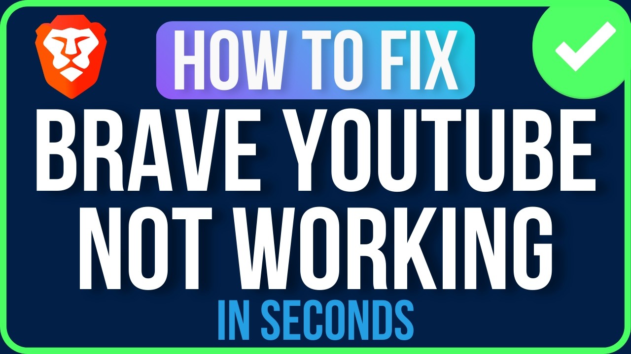 BRAVE YOUTUBE NOT WORKING 2026 [FIXED] | Brave Youtube Video Unavailable Problem
