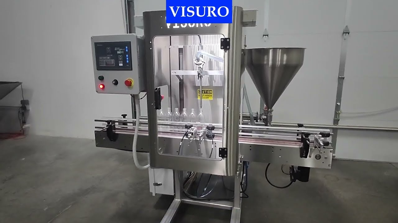 Visuro / PSR Automation Inc. Fully Automatic Piston Filler #automation #fillingmachine #machine
