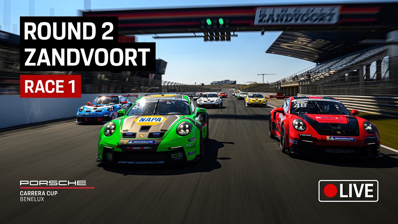 ROUND 2 - RACE 1 - Porsche Carrera Cup Benelux Season 2025 at Circuit Zandvoort