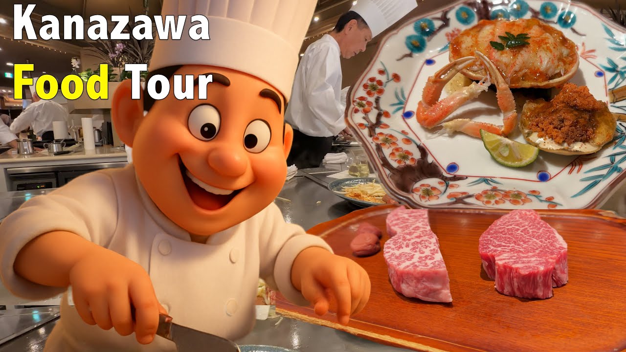 Kanazawa Food Tour 🇯🇵 | Sushi, Snow Crab, Oden & Noto Wagyu