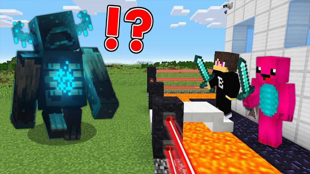 WARDEN vs LEGVÉDETTEBB TITKOS HÁZ - Minecraft