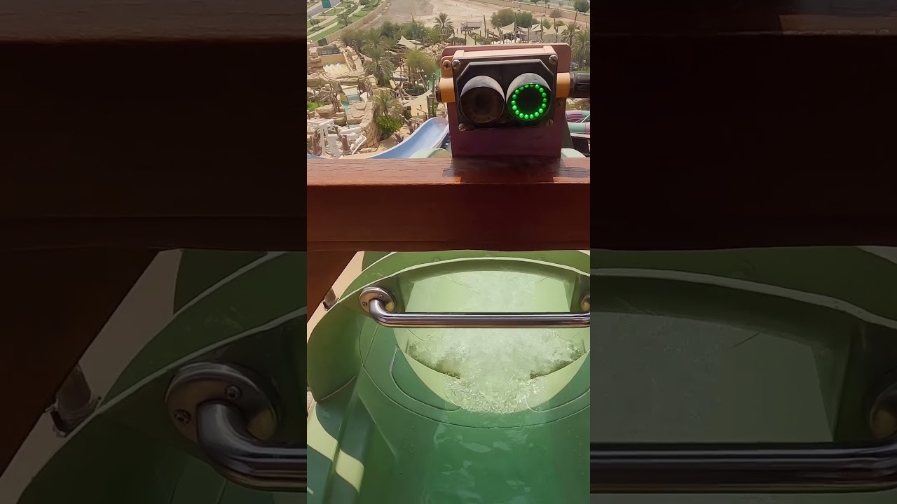 2023 Speed water slide Jebel drop Yas water world #travel