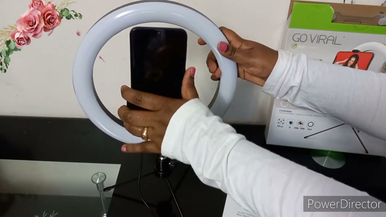 My selfie stand Review/Go Viral Selfie Digipower/Shooting Star LED Ring power Light kit/Selfie Stand