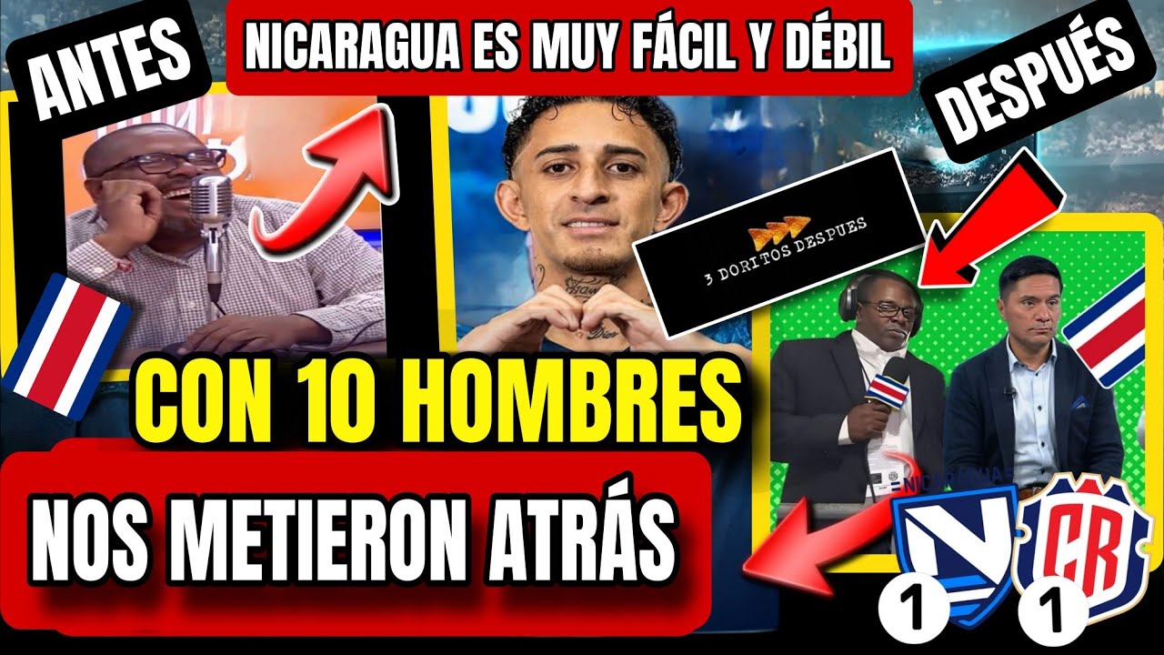 TICOS MINIMIZARON A NICARAGUA 3 DORITOS DESPUÉS 