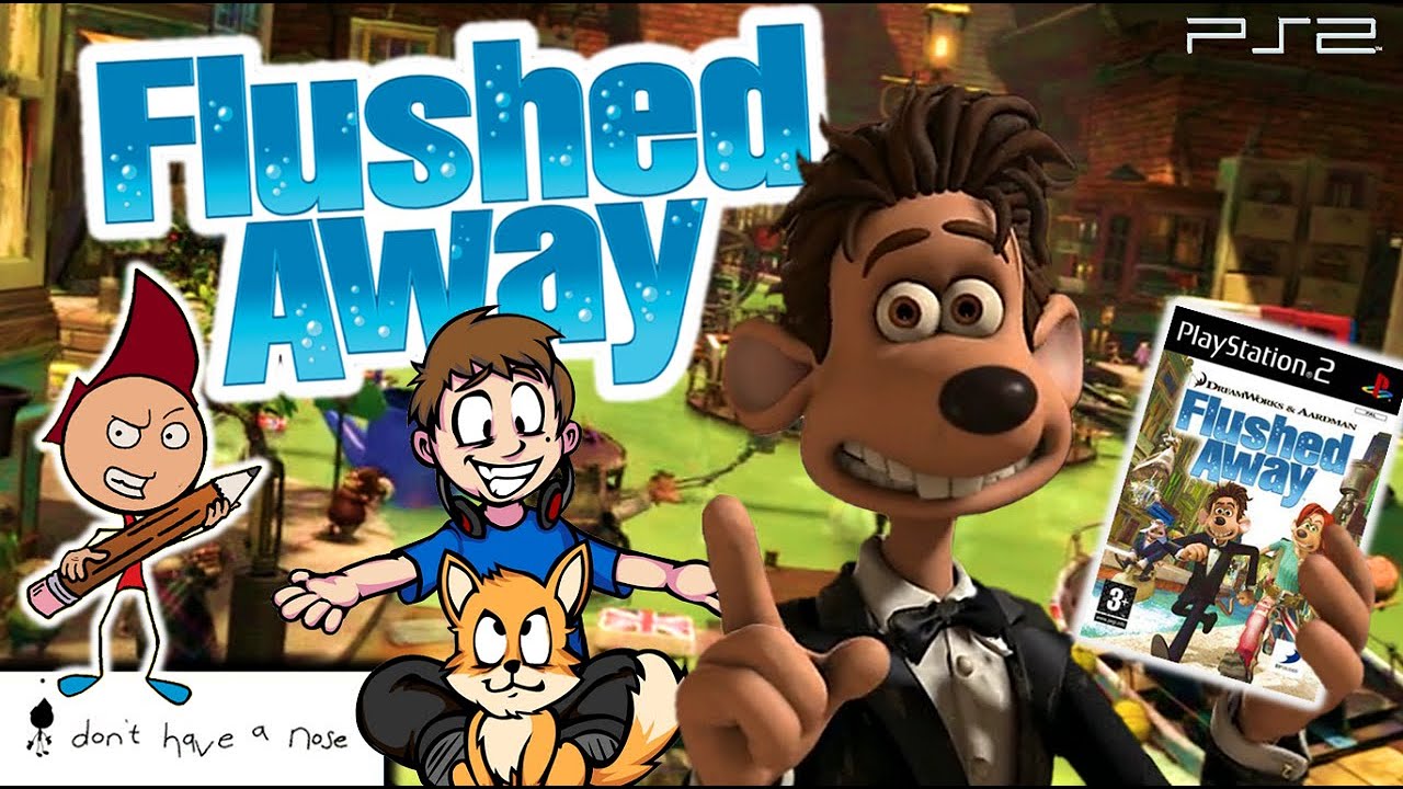 FLUSHED AWAY, PS2: i don't have a nose review (ft. HeadphonesUK)
