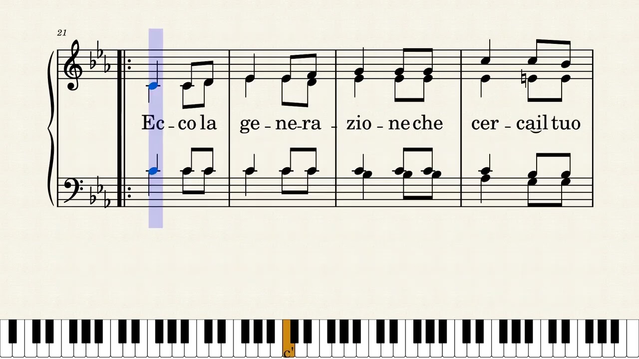 Ecco la generazione che cerca il tuo volto, Signore - G.A. Vanzin by Walter Bianchi