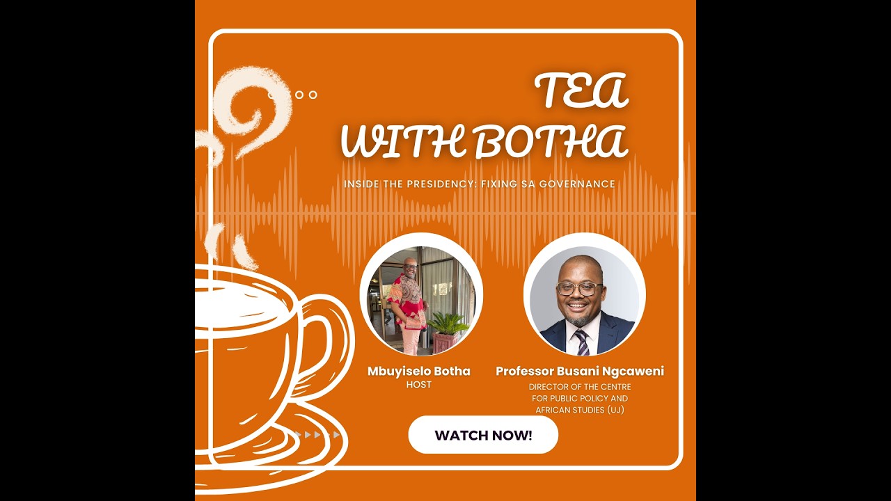 Inside the Presidency: Fixing SA Governance with Prof. Busani Ngcaweni 🇿🇦 ☕️