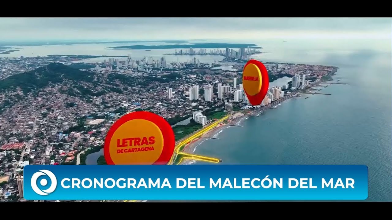 Malecón del Mar estaría listo en 2027: cronograma ya está en marcha en Cartagena