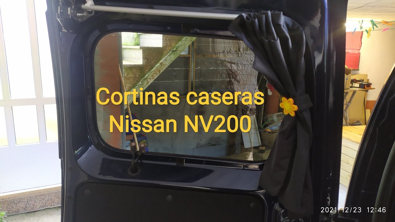 Nissan NV200 cortinas DIY caseras