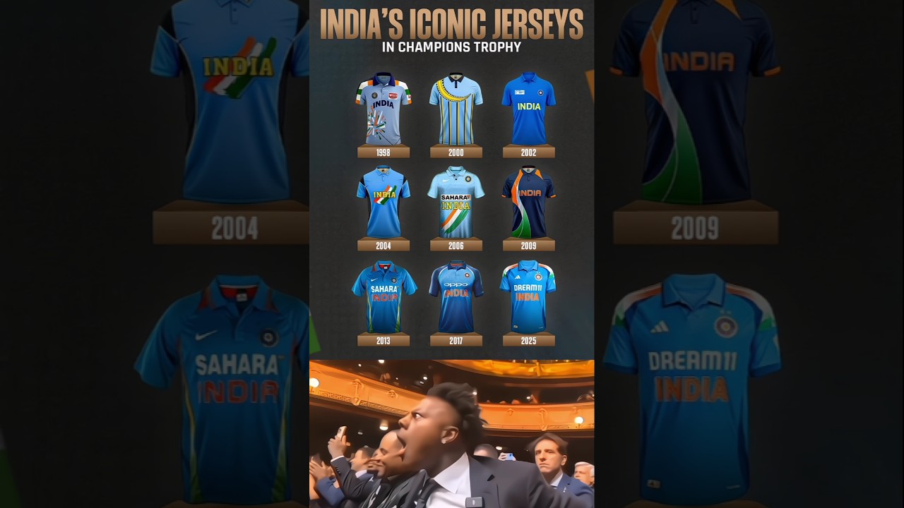 India's Iconic Jersey In Champion Trophy History🔥