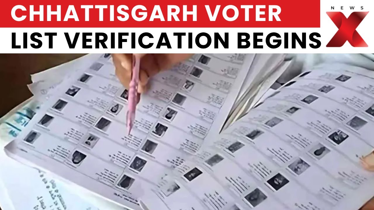 Chhattisgarh Voter List Verification Begins | 27,000 BLOS to Conduct Door-to-Door Survey | NewsX