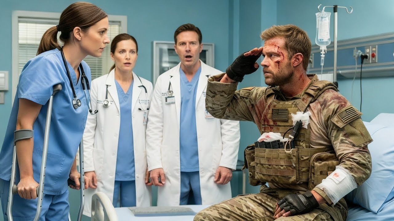 They Taunted the Limping Nurse — Then a SEAL Captain Saluted Her in Front of Everyone