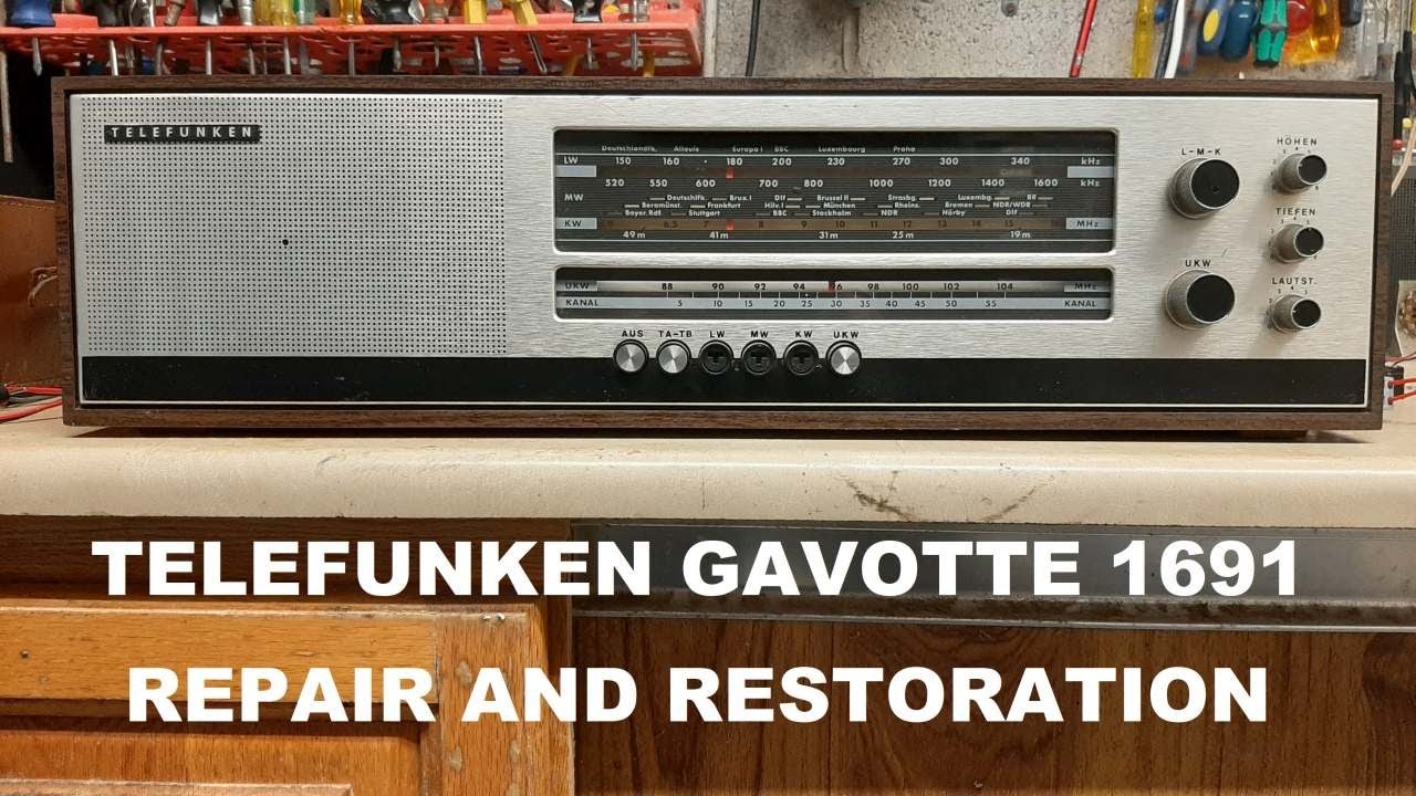 Telefunken Gavotte 1691 repair and restoration