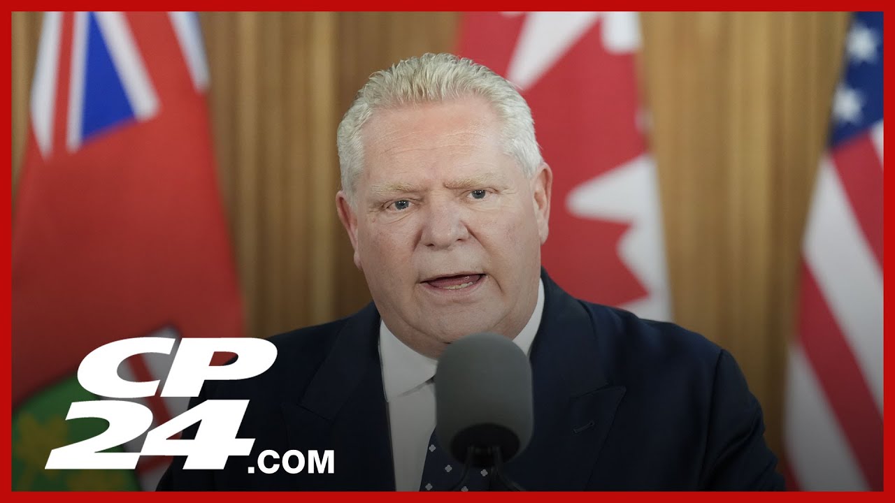 Ont. Premier Ford announces 25 per cent electricity export tax on U.S.
