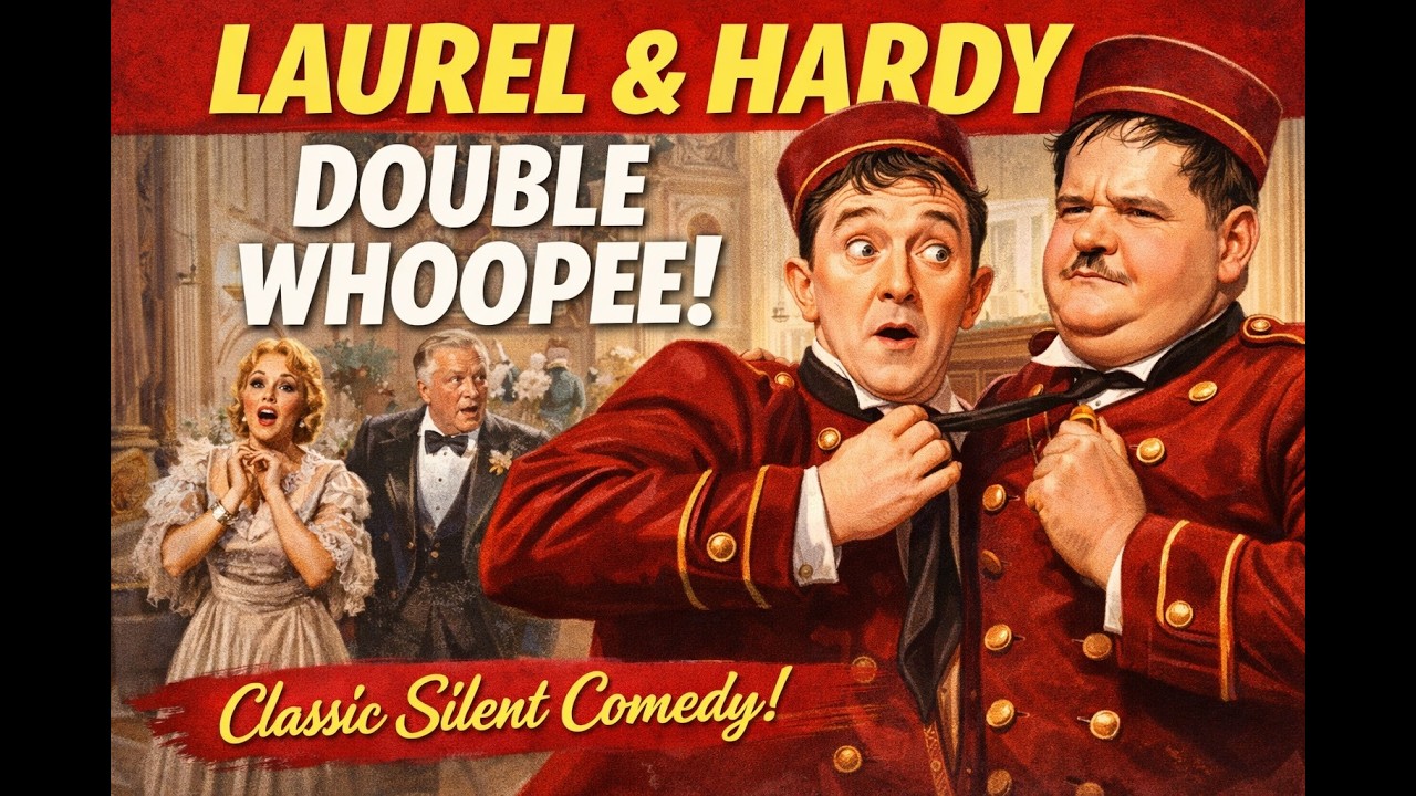 LAUREL & HARDY – Double Whoopee (1929) | Classic Silent Comedy - RESTORED VERSION