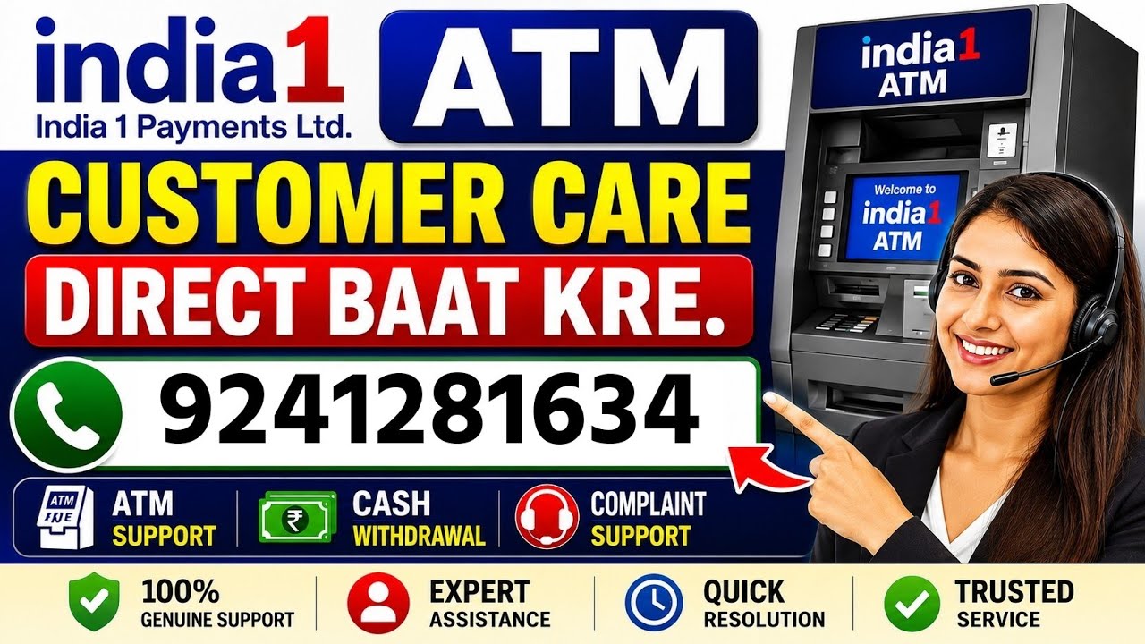 ✓-@@📞 India 1 ATM customer care number | India 1Atm Support team | ATM masin se pesa cut ho gaya | 