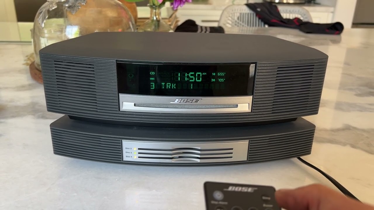 Bose Wave Music System III with Multi CD Changer & Remote; Tested (Longer video)