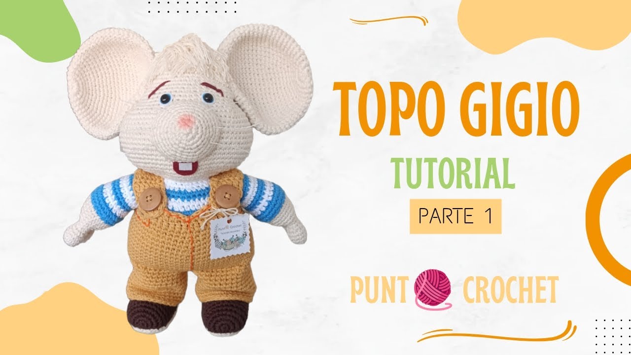 Topo Gigio amigurumi Tutorial (Parte 1)