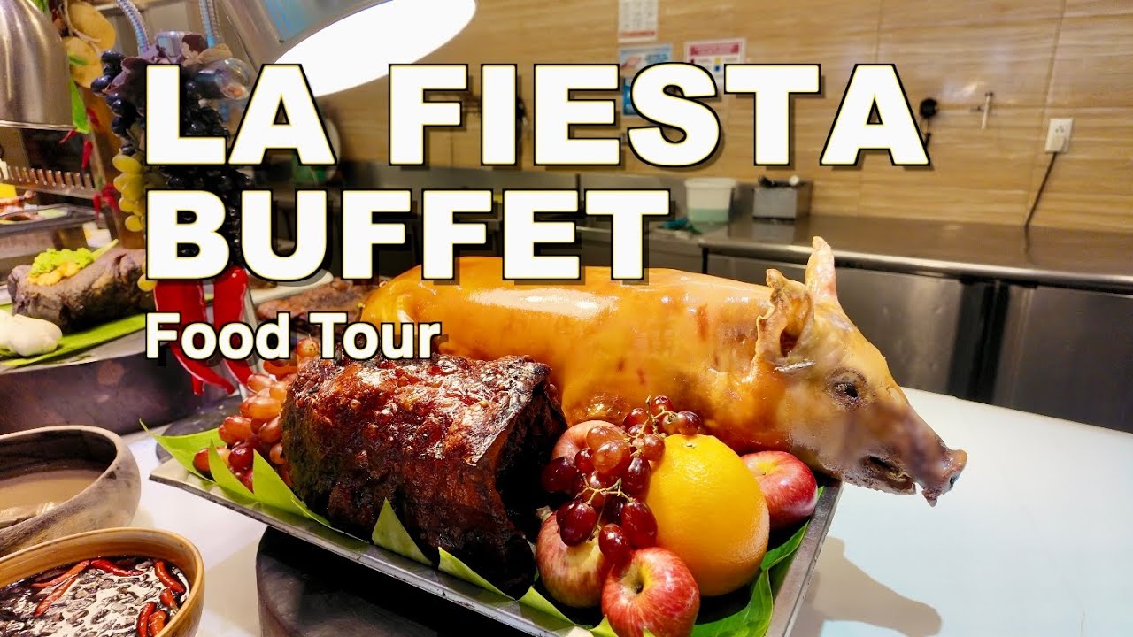 [4K] LA FIESTA BUFFET — Food Tour | Mall of Asia Complex | New Year's Day Feast